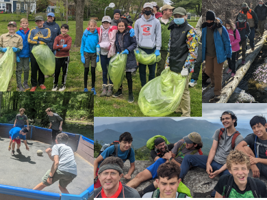 Troop 2 scouts enjoying outdoor activities